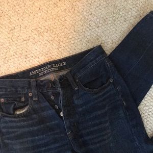 american eagle vintage high rise mom jeans